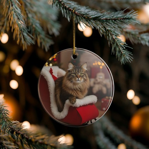 Maine coon cat ceramic - maine,