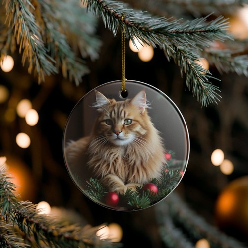 Maine coon cat ceramic - cat,