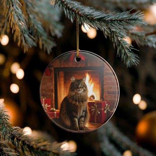 Maine coon cat ceramic - coon,